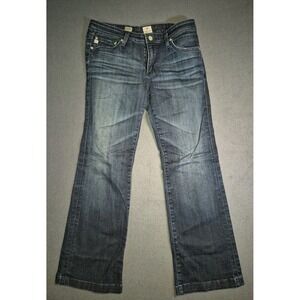 Adriano Goldschmied Women's The Angelina Petite Boot Cut Blue Dark Wash Size 29R